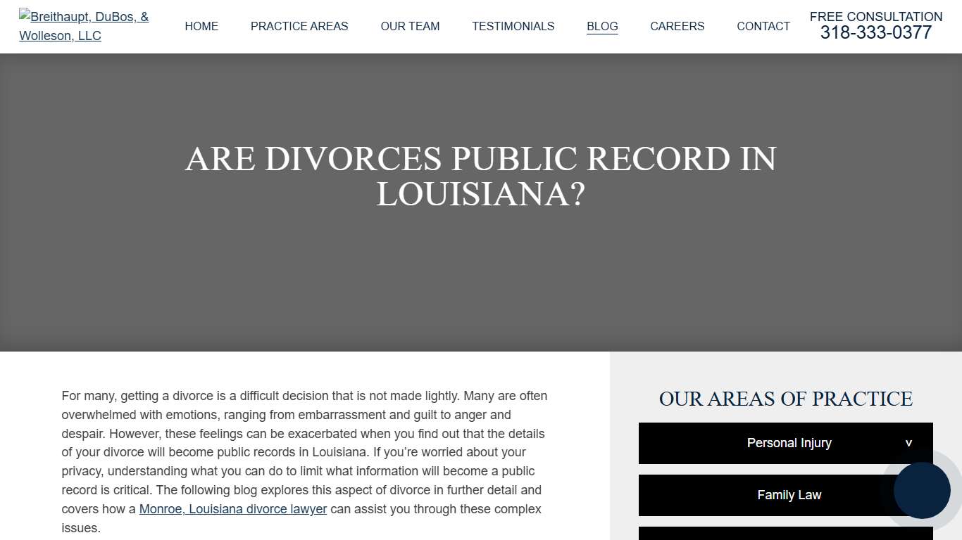 Can I Prevent My Divorce From Becoming Public Record?